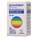 Донормил таблетки п/о плен. 15мг 30шт