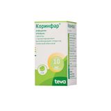 Коринфар таблетки п/о плен. пролонг действия 10мг 50шт
