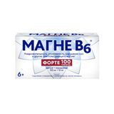 Магне В6 Форте таблетки п/о плен. 100мг+10мг 100шт Магне В6 Форте таблетки п/о плен. 100мг+10мг 100шт