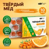 Мед твердый вкус апельсина и облепихи ABC Healthy Food 30г Мед твердый вкус апельсина и облепихи ABC Healthy Food 30г