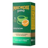Максиколд Рино вкус апельсина порошок для приг. раствора для приема внутрь 15г 5шт Максиколд Рино вкус апельсина порошок для приг. раствора для приема внутрь 15г 5шт