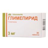 Глимепирид таблетки 3мг 30шт Глимепирид таблетки 3мг 30шт
