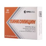 Линкомицин капсулы 250мг 20шт Линкомицин капсулы 250мг 20шт