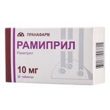 Рамиприл таблетки 10мг 30шт Рамиприл таблетки 10мг 30шт