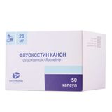 Флуоксетин Канон капсулы 20мг 50шт Флуоксетин Канон капсулы 20мг 50шт