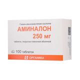 Аминалон таблетки п/о плен. 250мг 100шт