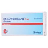 Циннаризин Софарма таблетки 25мг 50шт