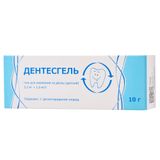 Дентесгель детский гель стоматологический 3,3мг+1мг/г 10г Дентесгель детский гель стоматологический 3,3мг+1мг/г 10г