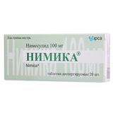 Нимика таблетки дисперг 100мг 20шт
