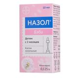 Назол Бэби капли назальные 0,125% 10мл Назол Бэби капли назальные 0,125% 10мл