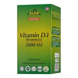 Витамин Д3 Alfa Vitamins капсулы 5000МЕ 600мг 30шт