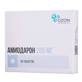 Амиодарон таблетки 200мг 30шт Амиодарон таблетки 200мг 30шт