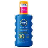 Спрей солнцезащитный Защита и увлажнение SPF30 Sun Nivea/Нивея фл. 200мл Спрей солнцезащитный Защита и увлажнение SPF30 Sun Nivea/Нивея фл. 200мл