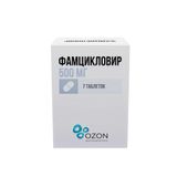 Фамцикловир таблетки, покрытые пленочной оболочкой банка 500мг 7шт Фамцикловир таблетки, покрытые пленочной оболочкой банка 500мг 7шт