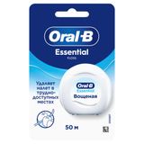 Нить зубная вощеная Essential floss Oral-B/Орал-би 50м