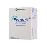 Рестасис капли глазные 0,05% 0,4мл 30шт