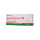 Моксонидин-СЗ таблетки п/о плен. 0,4мг 28шт Моксонидин-СЗ таблетки п/о плен. 0,4мг 28шт