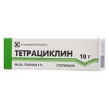 Тетрациклин мазь глазная 1% 10г Тетрациклин мазь глазная 1% 10г