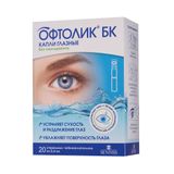 Офтолик БК капли глазные 0,4мл 20шт Офтолик БК капли глазные 0,4мл 20шт