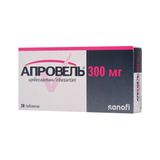 Апровель таблетки п/о плен. 300мг 28шт Апровель таблетки п/о плен. 300мг 28шт
