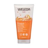 Шампунь-гель для волос и тела апельсин детский Weleda/Веледа туба 150мл