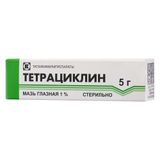 Тетрациклин мазь глазная туба 1% 5г Тетрациклин мазь глазная туба 1% 5г