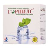 Горпилс вкус ментола и эвкалипта пастилки для рассасывания 24шт Горпилс вкус ментола и эвкалипта пастилки для рассасывания 24шт