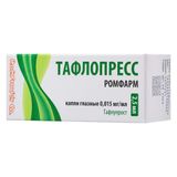 Тафлопресс Ромфарм капли глазные 0,015мг/мл 2,5мл Тафлопресс Ромфарм капли глазные 0,015мг/мл 2,5мл