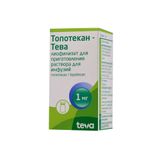 Топотекан-Тева лиоф. пригот. р-ра д/инф. фл. 1мг Топотекан-Тева лиоф. пригот. р-ра д/инф. фл. 1мг