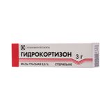 Гидрокортизон мазь глазная 0,5% 3г Гидрокортизон мазь глазная 0,5% 3г