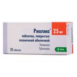 Риолма таблетки п/о плен. 25мг 30шт Риолма таблетки п/о плен. 25мг 30шт