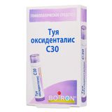 Туя оксиденталис С30 гранулы гомеопатические пенал 4г Туя оксиденталис С30 гранулы гомеопатические пенал 4г