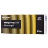 Метронидазол Медисорб таблетки 250мг 20шт Метронидазол Медисорб таблетки 250мг 20шт