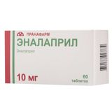 Эналаприл таблетки 10мг 60шт Эналаприл таблетки 10мг 60шт