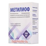 Метилиоф лиофилизат для приг. раствора для в/в и в/м введ. 500мг+Вода для инъекций бактериостатическая амп. 7,8мл Метилиоф лиофилизат для приг. раствора для в/в и в/м введ. 500мг+Вода для инъекций бактериостатическая амп. 7,8мл