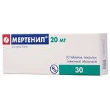 Мертенил таблетки п/о плен. 20мг 30шт Мертенил таблетки п/о плен. 20мг 30шт