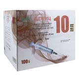 Шприц SFM Hospital (СФМ Госпиталь) 3-х компонентный с иглой 21G 0,8х40мм 10 мл 100 шт. Шприц SFM Hospital (СФМ Госпиталь) 3-х компонентный с иглой 21G 0,8х40мм 10 мл 100 шт.
