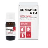 Комбикс ОТО капли ушные (0,25мг+10мг+20мг+50мг)/мл 5мл