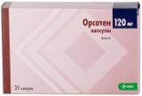 Орсотен капсулы 120мг 21шт Орсотен капсулы 120мг 21шт