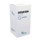 Капецитабин таблетки п/о плен. 500мг 120шт