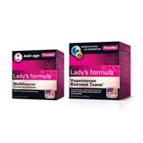 1X Менопауза Усиленная формула Lady's formula/Ледис формула капсулы 870мг 30шт + 1X Для укрепления костной ткани Lady's formula/Ледис формула таблетки 2г 60шт