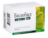 Билобил Интенс 120 капсулы 120мг 60шт Билобил Интенс 120 капсулы 120мг 60шт