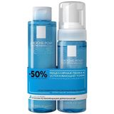 La Roche-Posay Toleriane Подарочный набор уходовой косметики для очищения чувствительной кожи: тоник и мицеллярная пенка
