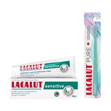 1X Паста зубная Sensitive Lacalut/Лакалют 90г + 1X Щетка зубная мягкая Pure Lacalut/Лакалют