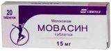 Мовасин таблетки 15мг 20шт