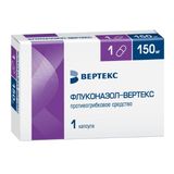 Флуконазол-вертекс капсулы 150мг Флуконазол-вертекс капсулы 150мг