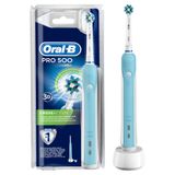 Щетка зубная электрическая 3756 Pro500 CrossAction с зарядным устройством 3757 Oral-B/Орал-би Щетка зубная электрическая 3756 Pro500 CrossAction с зарядным устройством 3757 Oral-B/Орал-би