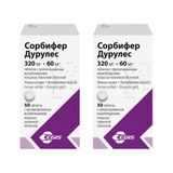 2Х Сорбифер дурулес таб. покр. п/о фл. №50 2Х Сорбифер дурулес таб. покр. п/о фл. №50