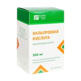 Вальпроевая кислота таблтаблетки пролонг. действия п/о плен. 300мг 100шт