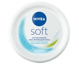 Крем для лица, рук и тела интенсивный увлажняющий Soft Nivea/Нивея банка 100мл Крем для лица, рук и тела интенсивный увлажняющий Soft Nivea/Нивея банка 100мл